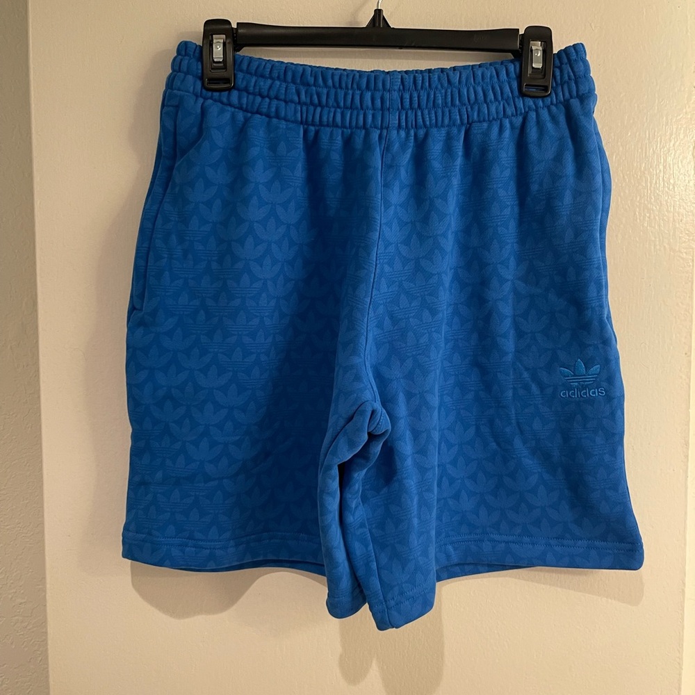 Adidas Men's Blue Mono AOP Shorts